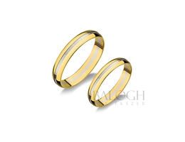 14 karátos karikagyűrű. Az ár párban értendő. Típus: 203-1-AC