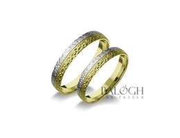 14 karátos karikagyűrű. Az ár párban értendő. Típus: A-1001