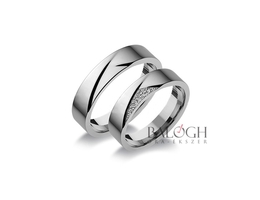 14 karátos karikagyűrű. Az ár párban értendő. Típus: A-1024