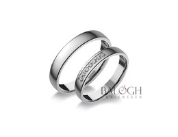 14 karátos karikagyűrű. Az ár párban értendő. Típus: A-1030