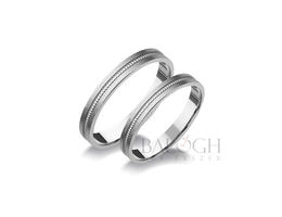 14 karátos karikagyűrű. Az ár párban értendő. Típus: A-1036