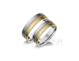 14 karátos karikagyűrű. Az ár párban értendő. Típus: A-1039