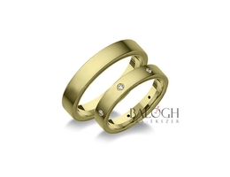 14 karátos karikagyűrű. Az ár párban értendő. Típus: A-1042