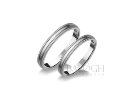 14 karátos karikagyűrű. Az ár párban értendő. Típus: A-1046