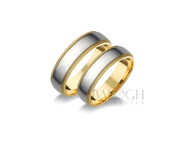 14 karátos karikagyűrű. Az ár párban értendő. Típus: A-1049