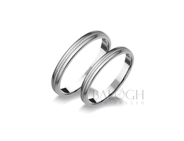 14 karátos karikagyűrű. Az ár párban értendő. Típus: A-1051