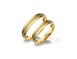 14 karátos karikagyűrű. Az ár párban értendő. Típus: A-1052