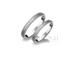 14 karátos karikagyűrű. Az ár párban értendő. Típus: A-1056