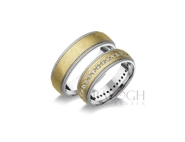 14 karátos karikagyűrű. Az ár párban értendő. Típus: A-1059