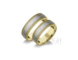 14 karátos karikagyűrű. Az ár párban értendő. Típus: A-1064