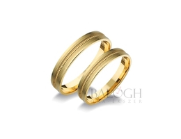 14 karátos karikagyűrű. Az ár párban értendő. Típus: A-1067