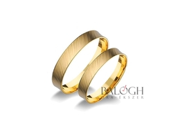 14 karátos karikagyűrű. Az ár párban értendő. Típus: A-1108