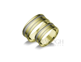 14 karátos karikagyűrű. Az ár párban értendő. Típus: A-1113