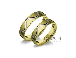 14 karátos karikagyűrű. Az ár párban értendő. Típus: A-1129