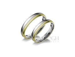 14 karátos karikagyűrű. Az ár párban értendő. Típus: A-1136