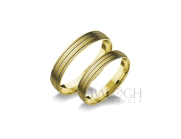 14 karátos karikagyűrű. Az ár párban értendő. Típus: A-1145