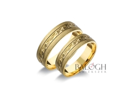 14 karátos karikagyűrű. Az ár párban értendő. Típus: A-6