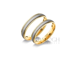 14 karátos karikagyűrű. Az ár párban értendő. Típus: A-351