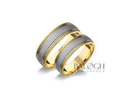 14 karátos karikagyűrű. Az ár párban értendő. Típus: A-446