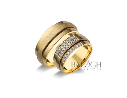 14 karátos karikagyűrű. Az ár párban értendő. Típus: A-613