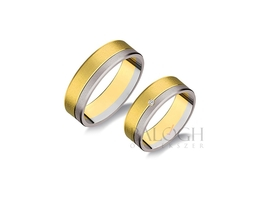 14 karátos karikagyűrű. Az ár párban értendő. Típus: A-623-AC