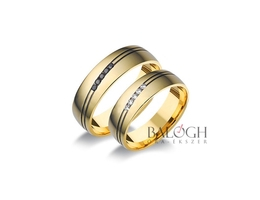 14 karátos karikagyűrű. Az ár párban értendő. Típus: A-655