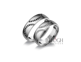 14 karátos karikagyűrű. Az ár párban értendő. Típus: A-680