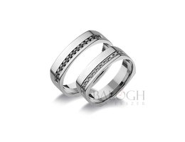 14 karátos karikagyűrű. Az ár párban értendő. Típus: A-686A