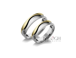 14 karátos karikagyűrű. Az ár párban értendő. Típus: A-933