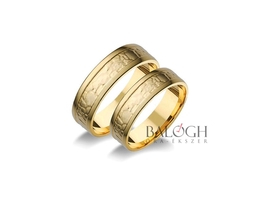 14 karátos karikagyűrű. Az ár párban értendő. Típus: A-984