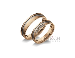 14 karátos karikagyűrű. Az ár párban értendő. Típus: B-9