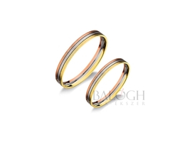 14 karátos karikagyűrű. Az ár párban értendő. Típus: H3020-AC