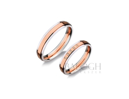 14 karátos karikagyűrű. Az ár párban értendő. Típus: H417-AC