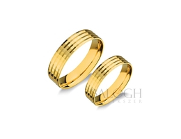 14 karátos karikagyűrű. Az ár párban értendő. Típus: H4510-AC