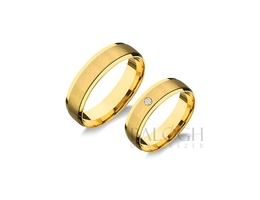 14 karátos karikagyűrű. Az ár párban értendő. Típus: H640-AC