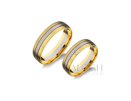 14 karátos karikagyűrű. Az ár párban értendő. Típus: H651-AC