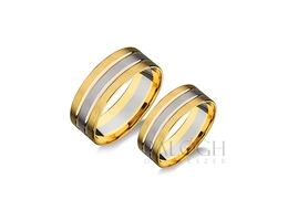 14 karátos karikagyűrű. Az ár párban értendő. Típus: H803-AC