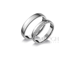 14 karátos karikagyűrű. Az ár párban értendő. Típus: L-1