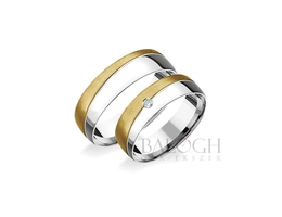 14 karátos karikagyűrű. Az ár párban értendő. Típus: L-101