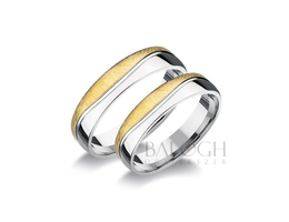 14 karátos karikagyűrű. Az ár párban értendő. Típus: L-103