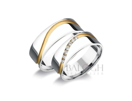 14 karátos karikagyűrű. Az ár párban értendő. Típus: L-23