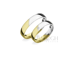 14 karátos karikagyűrű. Az ár párban értendő. Típus: L-6