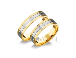 14 karátos karikagyűrű. Az ár párban értendő. Típus: L-7