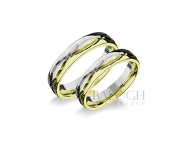 14 karátos karikagyűrű. Az ár párban értendő. Típus: M-1143