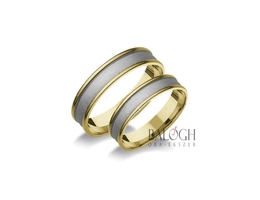 14 karátos karikagyűrű. Az ár párban értendő. Típus: P-12