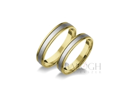 14 karátos karikagyűrű. Az ár párban értendő. Típus: P-5