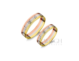 14 karátos karikagyűrű. Az ár párban értendő. Típus: R-100-AC