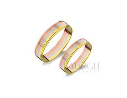 14 karátos karikagyűrű. Az ár párban értendő. Típus: R-102-AC