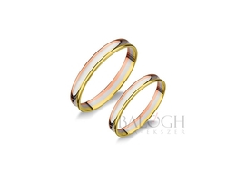 14 karátos karikagyűrű. Az ár párban értendő. Típus: R-104-AC