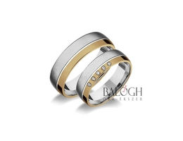 14 karátos karikagyűrű. Az ár párban értendő. Típus: R-107